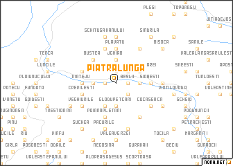 map of Piatra Lungă