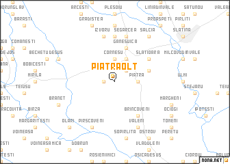 map of Piatra Olt