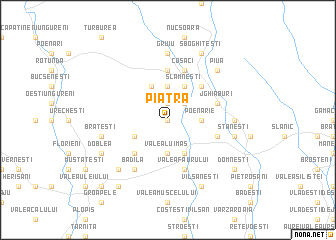 map of Piatra