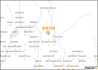 map of Piatra