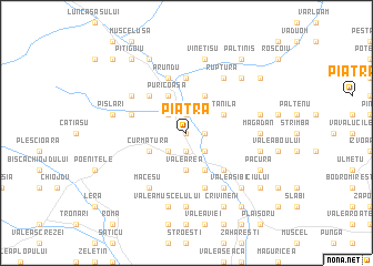 map of Piatra
