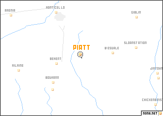 map of Piatt