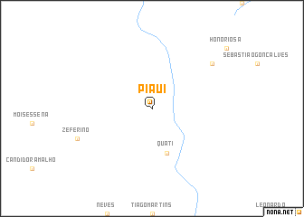 map of Piauí
