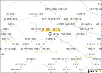 map of Piaulard