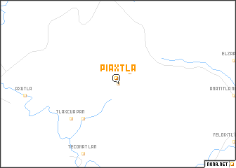 map of Piaxtla