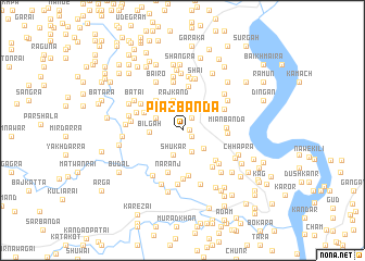 map of Piāz Bānda