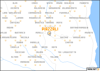 map of Piazzali