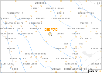 map of Piazza