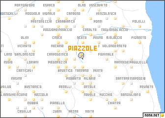 map of Piazzole