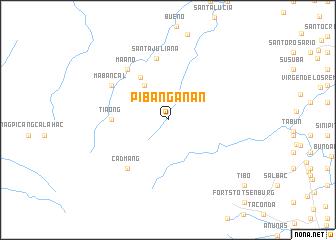 map of Pibanganan