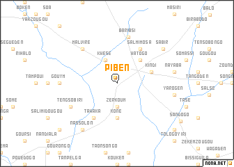 map of Piben