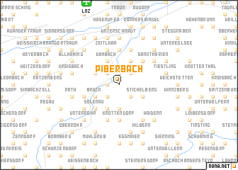 map of Piberbach