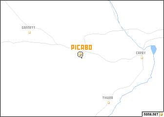 map of Picabo