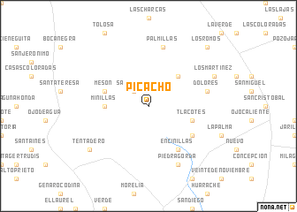 map of Picacho