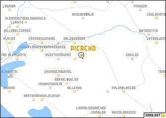 map of Picacho