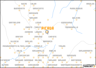 map of Picada