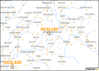 map of Picaleon