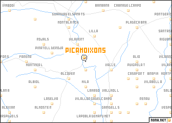 map of Picamoíxons