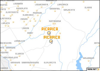 map of Picapica