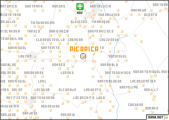 map of Pica Pica