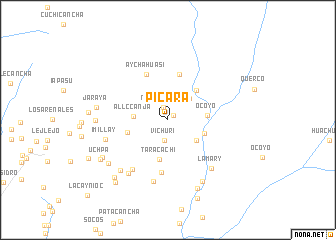 map of Picara
