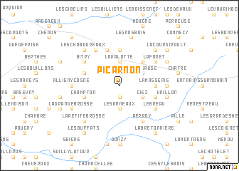 map of Picarnon