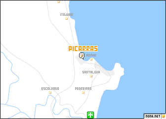 map of Piçarras