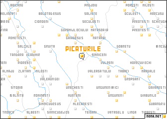 map of Picăturile