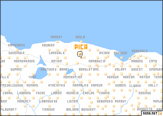 map of Pica