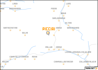 map of Picciai