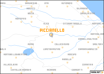 map of Piccianello