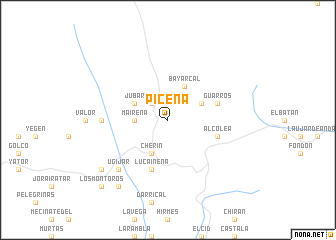 map of Picena