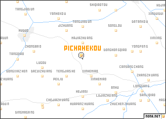 map of Pichahekou