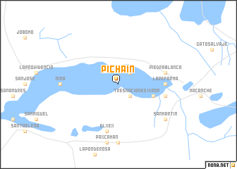 map of Pichaín