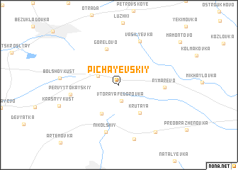 map of Pichayevskiy