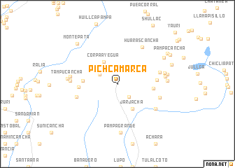 map of Pichcamarca