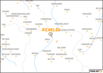 map of Pīchelow