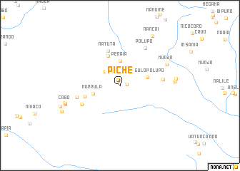 map of Piché