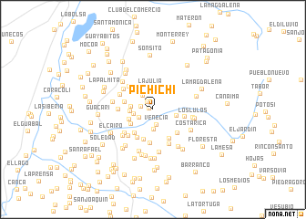 map of Pichichí