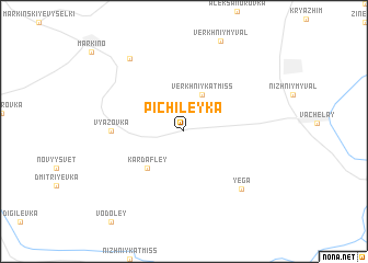 map of Pichileyka