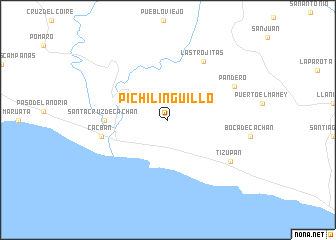 map of Pichilinguillo