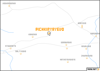 map of Pichkiryayevo