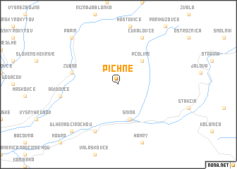 map of Pichne