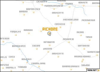 map of Pichoré