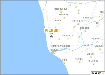 map of Pʼichʼori