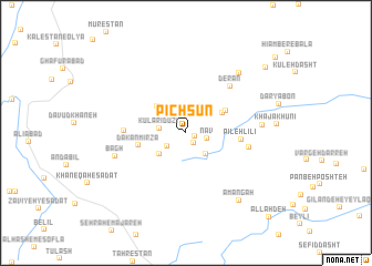 map of Pīchsūn