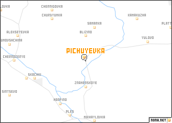 map of Pichuyevka