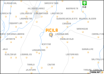 map of Picila