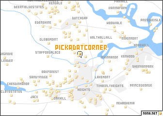 map of Pickadat Corner