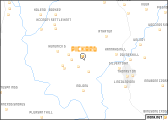 map of Pickard